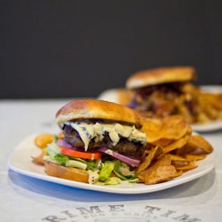 Mushroom and Swiss Burger